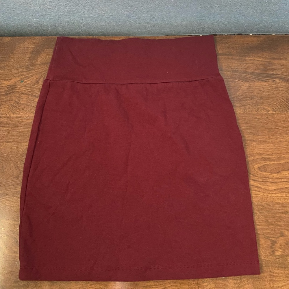 Red Pencil Skirt